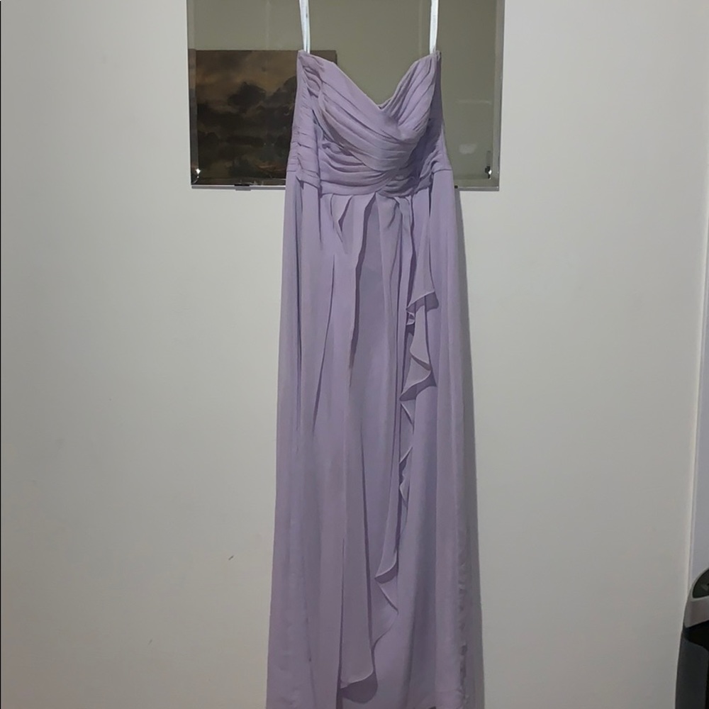 Lavender bridesmaid dress